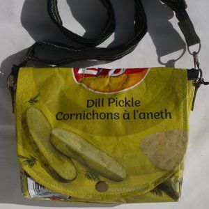 Dill pickle chip bag purse